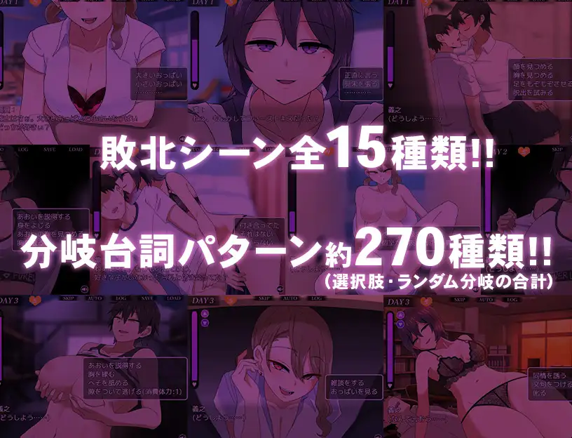 【SLG/NTR 类型】《忍耐色诱的告白游戏》后日谈 V2.0 版 AI 汉化版，全 CV 配音，新汉化，文件大小 800