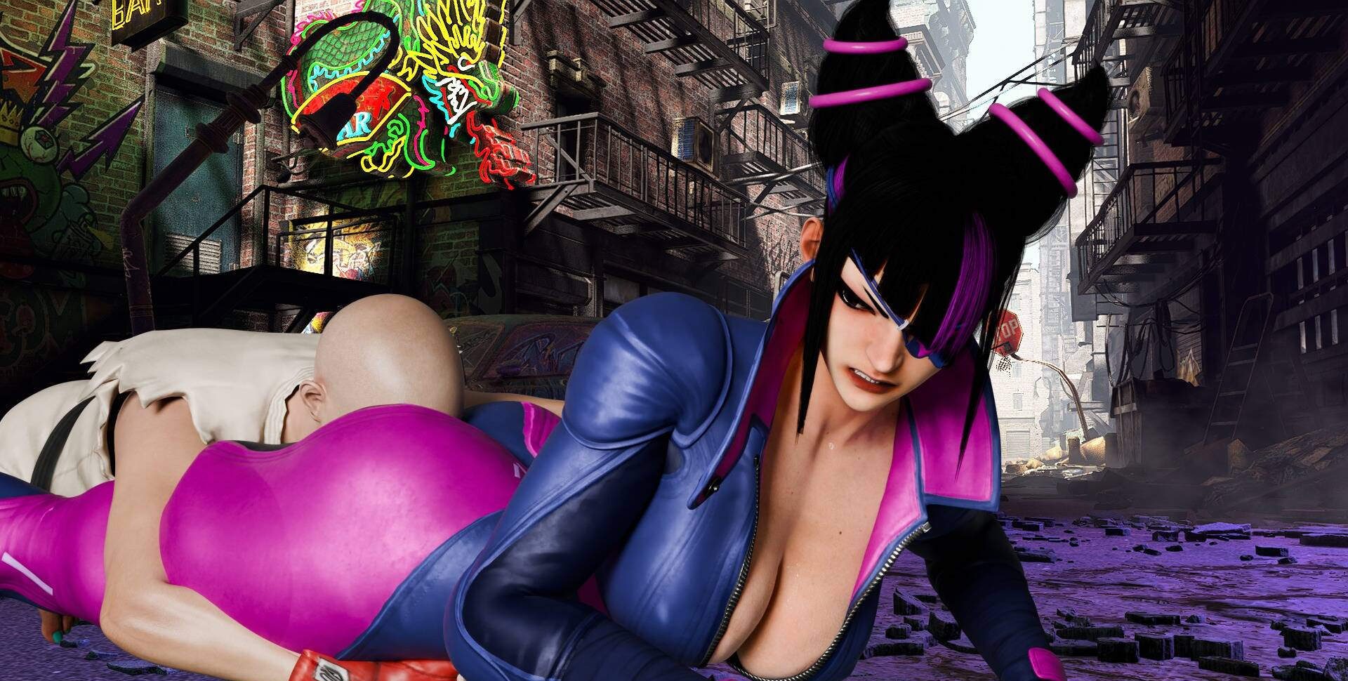 【PC、安卓、IOS适用】欧美成人SLG游戏《街头斗士：成人战斗Battle9.1 AI版》汉化动态版，1.67G，已更新
