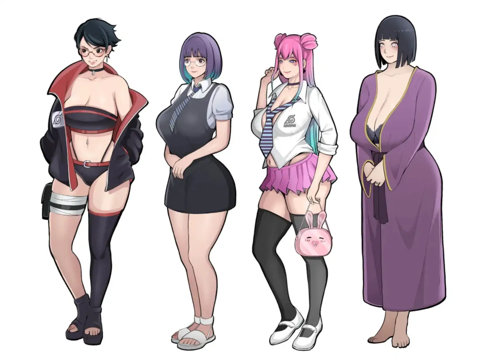 【SLG同人3D游戏】《木叶熟女/Konoha Milfs》V0.9 AI汉化版，支持PC与安卓，1月更新，大小6G