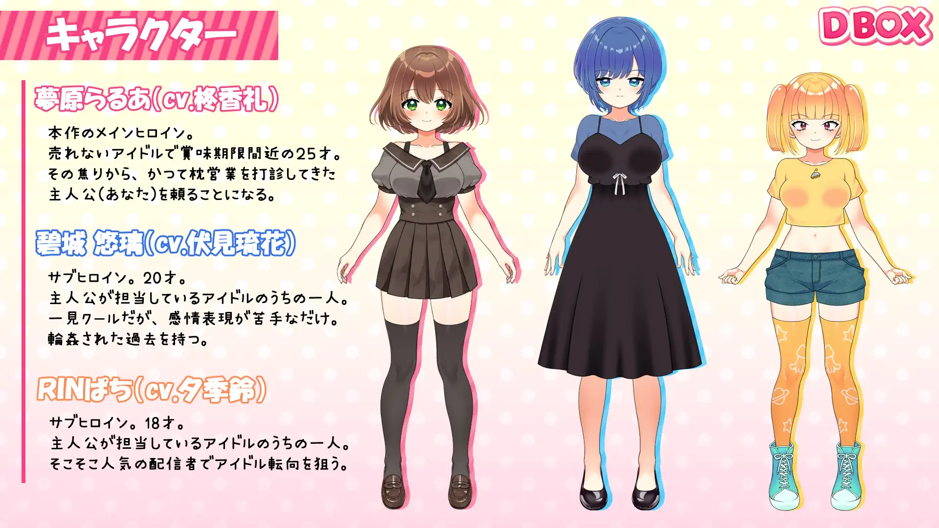 【SLG/生肉/2D 新作】26 岁无人问津的处女偶像卖身求逆转的故事，正式版，1.3G