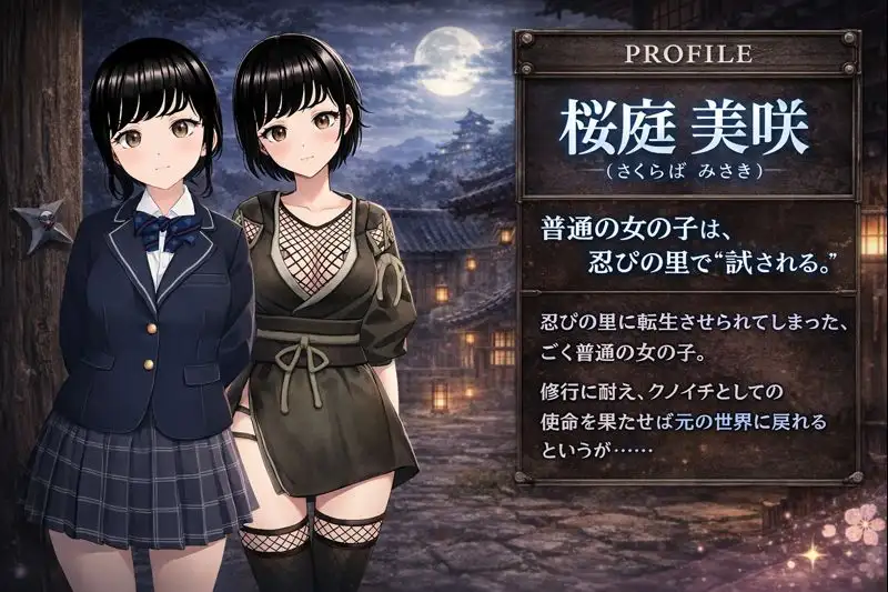 【RPG 游戏】1 月新作《女忍者心得：忍受羞耻感！？》AI 汉化版，带全回想存档，大小 1.3G