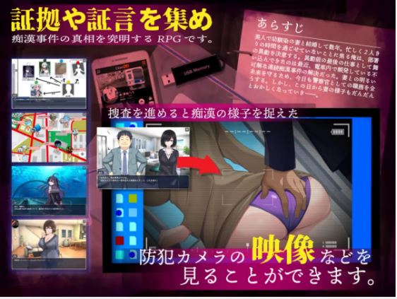【电脑+安卓日式RPG游戏，AI汉化】《连环性侵案档案——妻子怀上了真相》，大小1.24