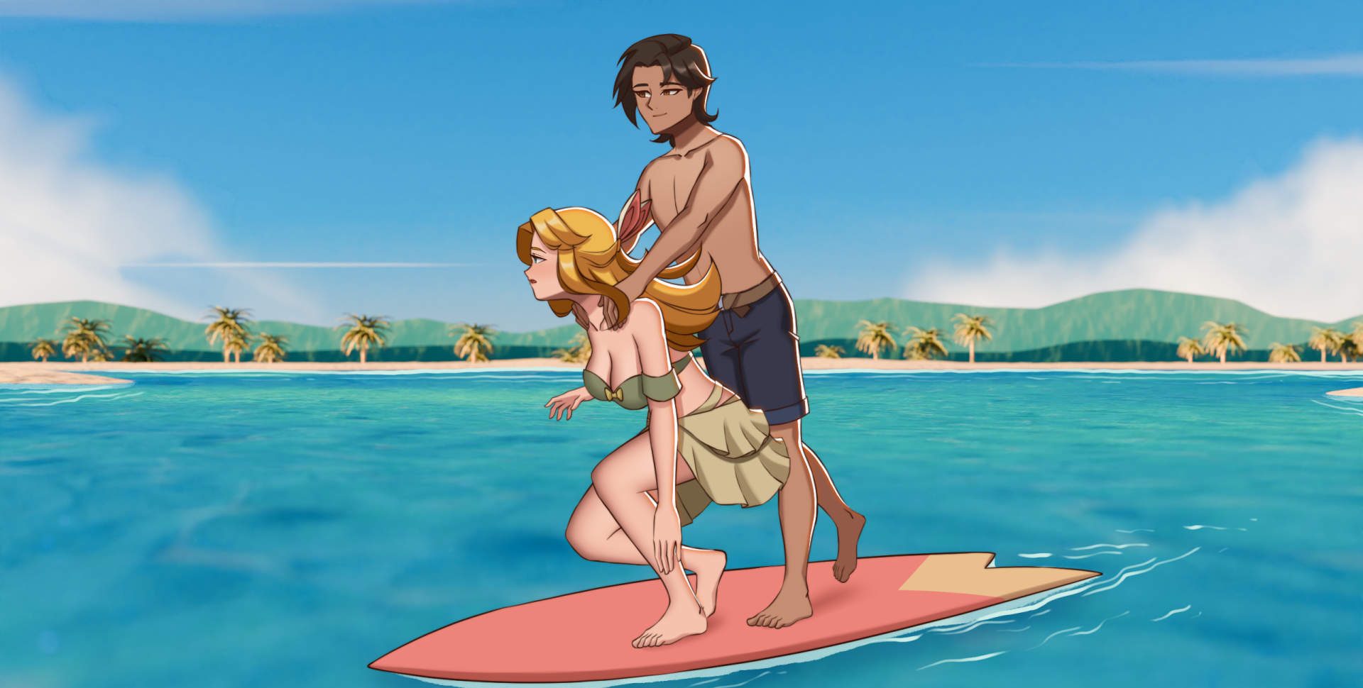 【欧美SLG游戏】夏日激情AI完结版，支持PC、安卓、IOS，1.54G汉化动态版已更新