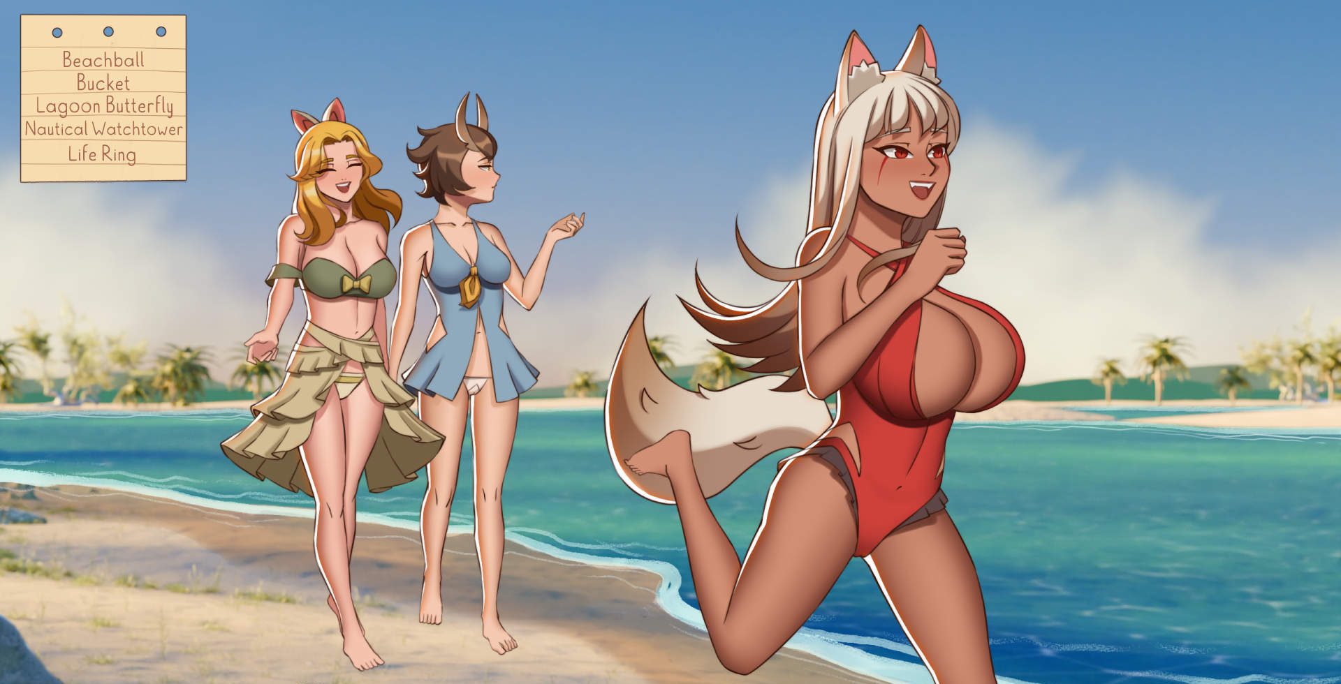 【欧美SLG游戏】夏日激情AI完结版，支持PC、安卓、IOS，1.54G汉化动态版已更新
