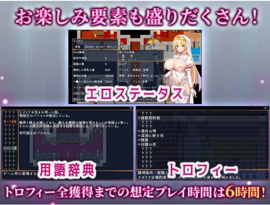 【电脑+安卓日式RPG游戏】《亵渎圣女娜塔莉亚～为打破未婚夫诅咒，甘愿被另一男人占有的少女启示录～》AI汉化版，1.25G