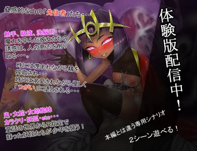 RPG游戏《三枚神符R（三枚のおふだR まほろばの十二妖女）》AI汉化内嵌版+存档，含褐皮、晒痕等元素，新汉化，大小800M