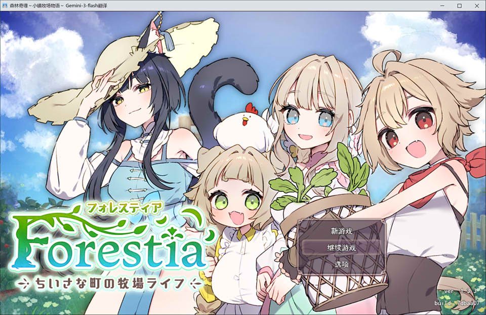 【SLG/正太/纯爱】《Forestia～小镇的牧场生活～》V1.3.3 AI汉化版+全回想存档，3月更新，大小1.6G