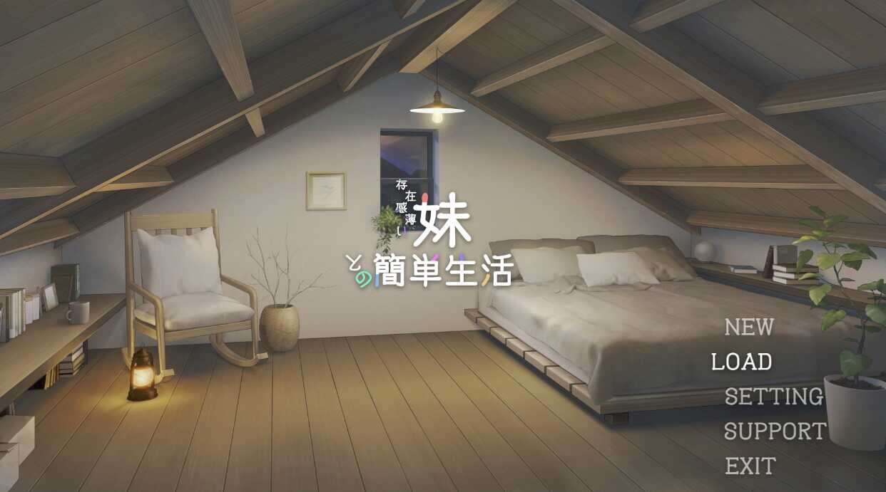 【电脑+安卓】同居互动SLG游戏《和存在感薄弱妹妹一起的简单生活》v0.99.8官方中文版，4.5G，含动态内容