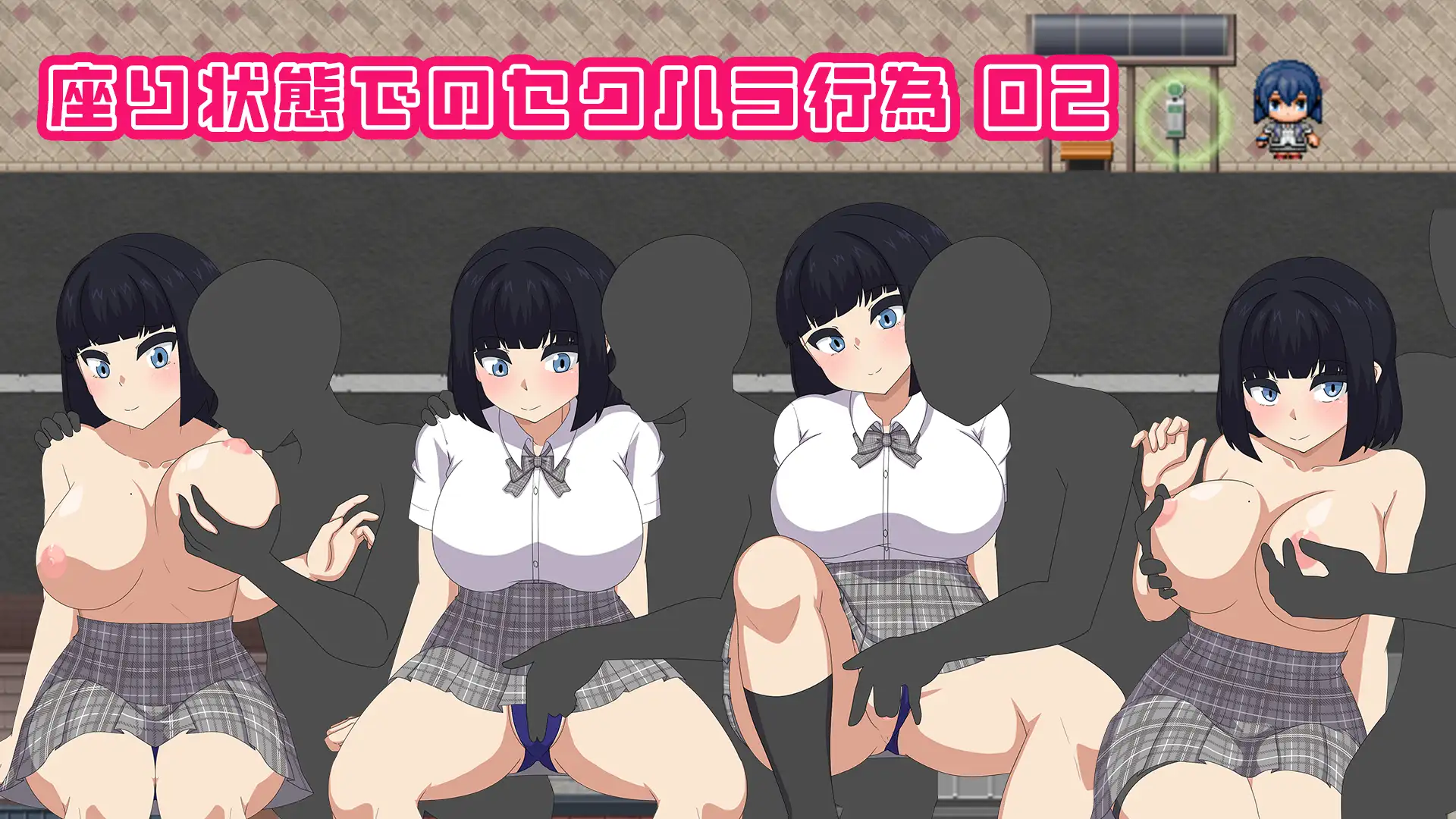 《裸体高中：无拘束的校园生活》——日式RPG，融合制服、露出元素，AI汉化版，5月新作，容量3G
