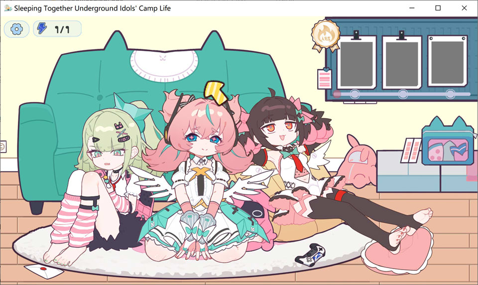 【SLG/互动模拟/5月新作/1.2G】睡眠○ ～地下偶像们的合宿生活～ 官方中文版