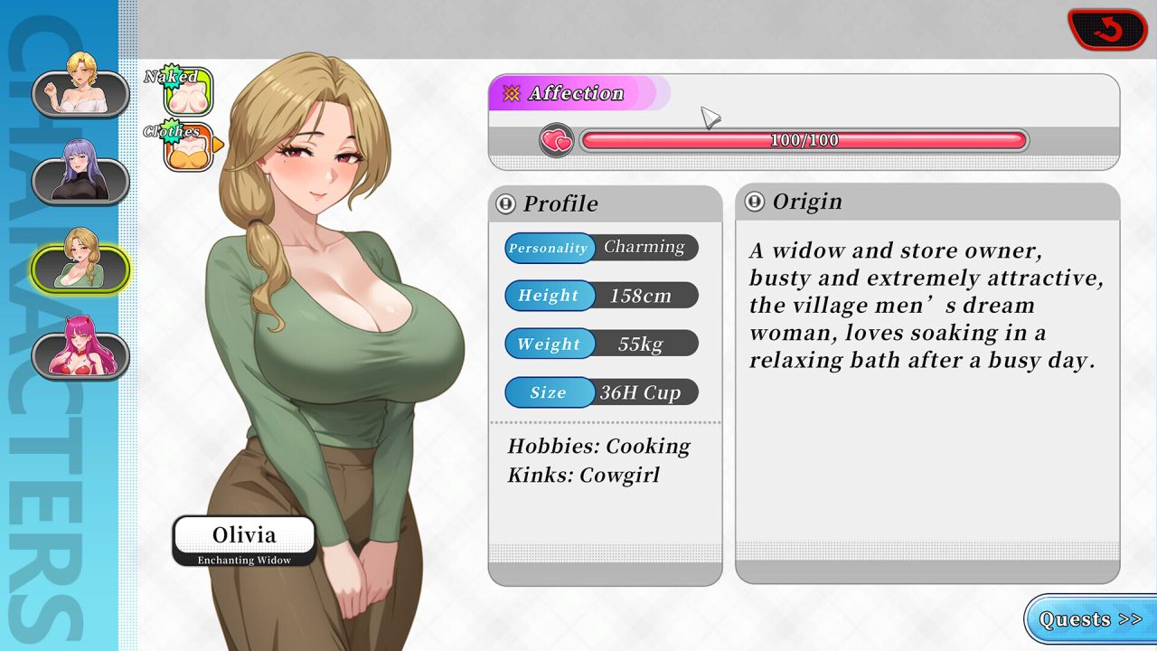 【SLG/2D/巨乳/6月更新/8.3G】幸福岛幻想 Happy Island Fantasy V1.2.0.2 + 性福人生DLC 官方中文无修版