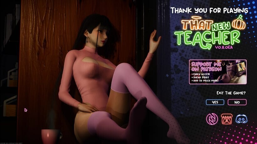 【SLG/3D/更新】那位新老师/那个新老师/That New Teacher[Ver0.9.0ea+画廊解锁+禁忌补丁]【PC+安卓/6.1G】