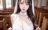 [3D无修]NUN-修女婚纱+墨迹红娘 (国风古典)★AI超高渲染[215M]