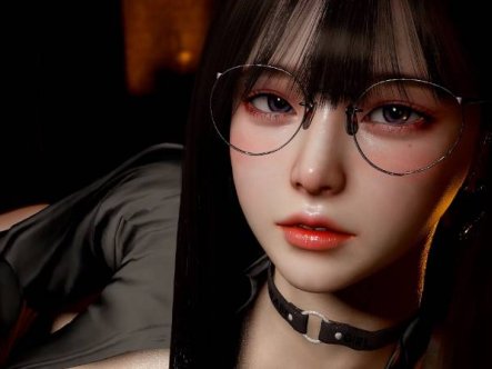 VAM超美眼镜女神粉毛女仆