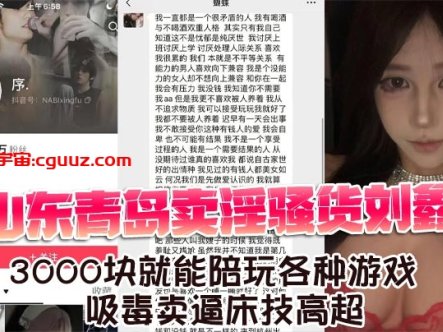 山东青岛卖淫骚货刘鑫 3000块就能陪玩各种游戏 吸毒卖逼床技高超在线观看