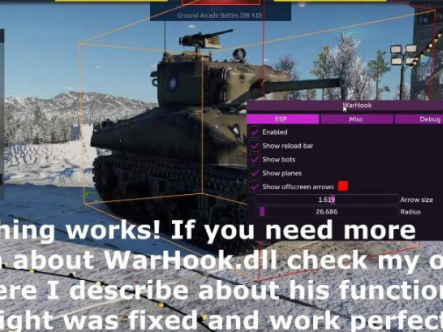 War Thunder 战争雷霆 透视自瞄免费辅助v1.9